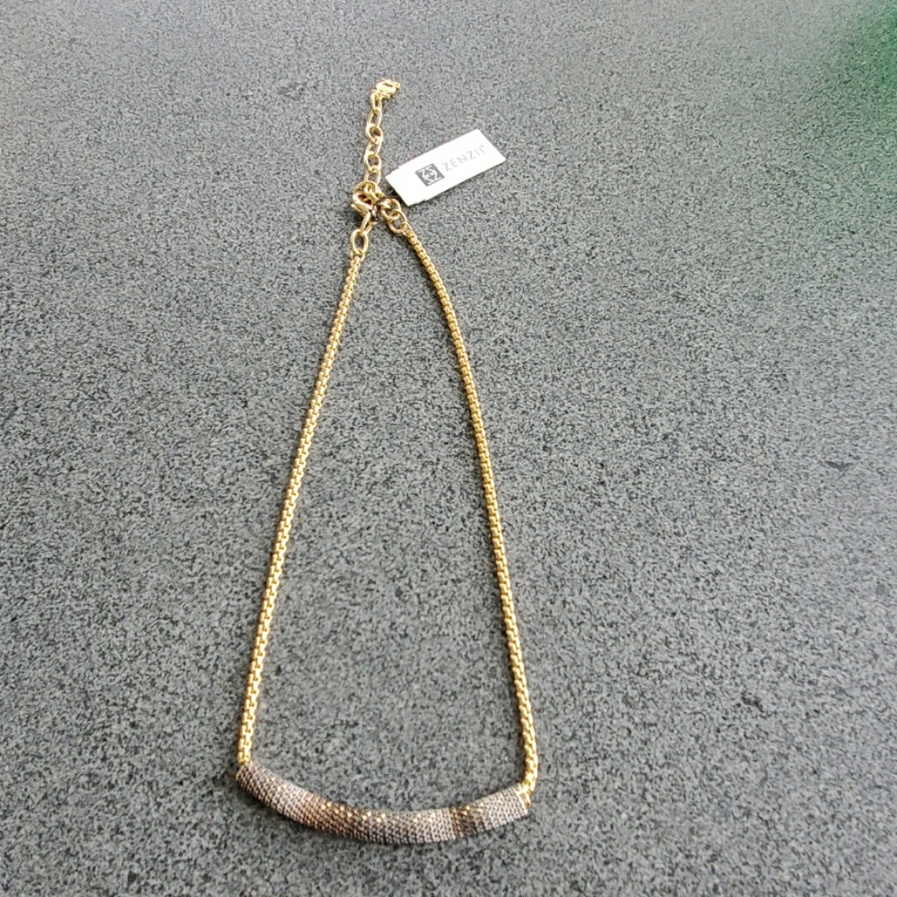 Necklace Gold and Black metal by Zenzii